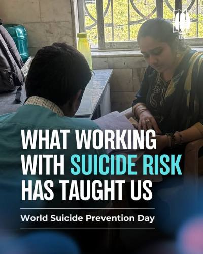 World Suicide Prevention Day – What working with suicide risk has taught us