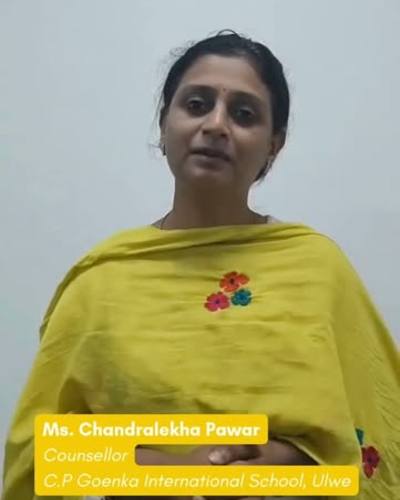 Ms. Chandralekha Pawar, Counsellor, C.P. Goenka International School